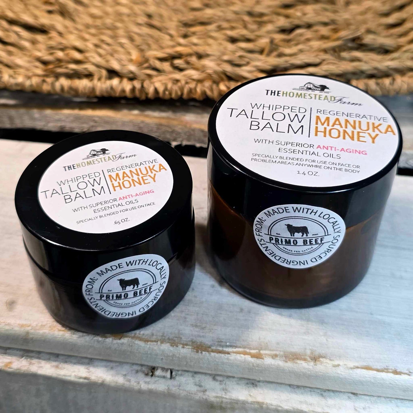 Grass Fed Manuka Honey Whipped Tallow Balm