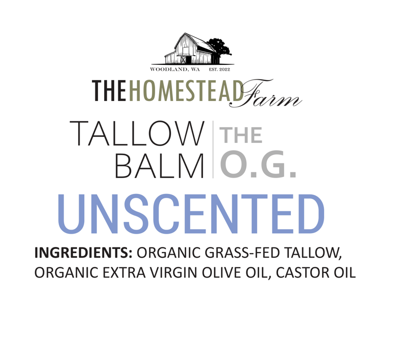 Grass Fed "OG" Tallow Balm
