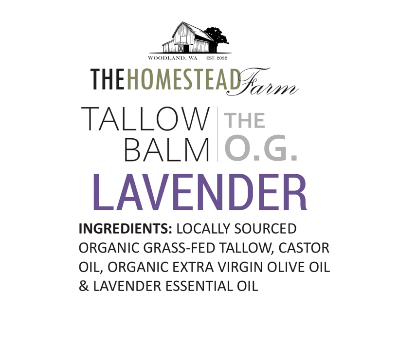 Grass Fed "OG" Tallow Balm