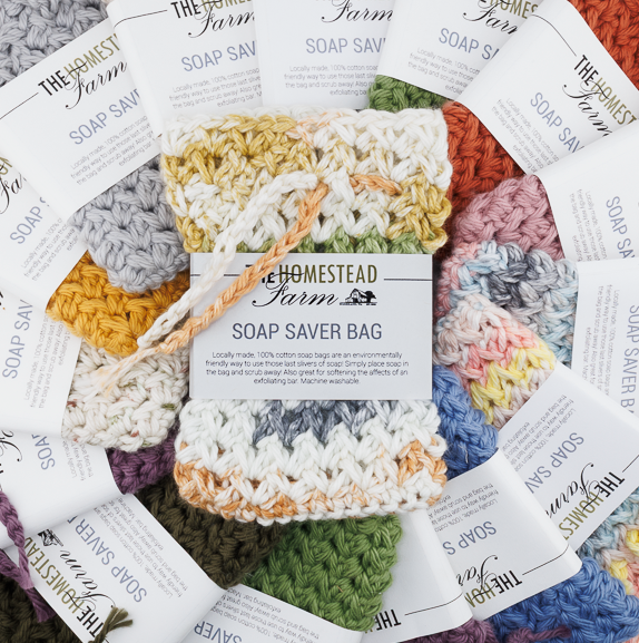 100% Cotton Soap Saver Bag