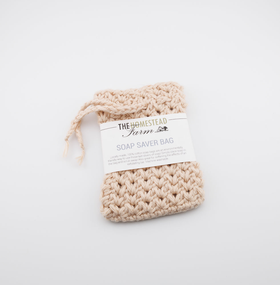 100% Cotton Soap Saver Bag