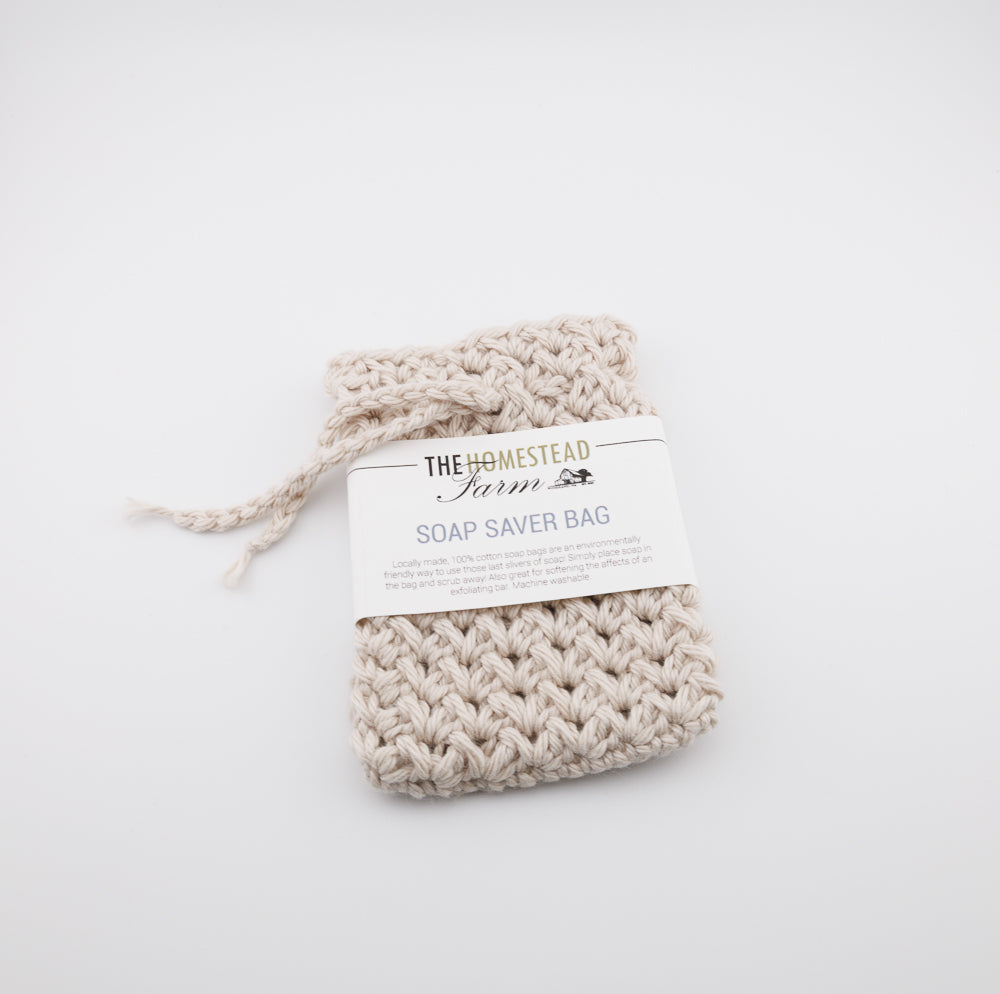 100% Cotton Soap Saver Bag