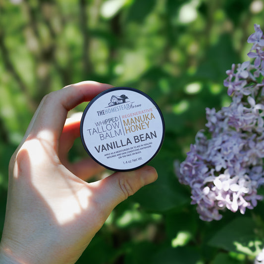 Grass Fed Manuka Honey Whipped Tallow Balm